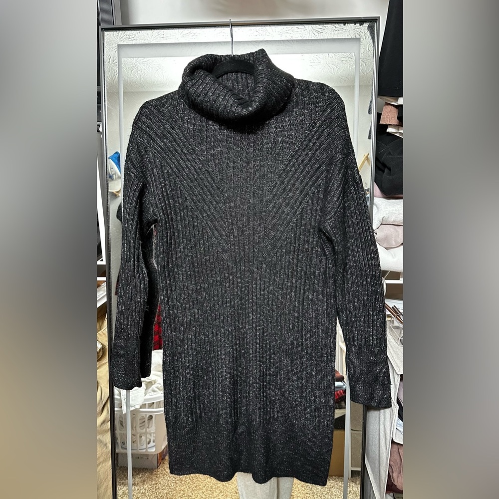 Tahari Black Sweater Dress